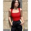 New women's sexy sleeveless onesie slimming high elastic belly lift hip slim jumpsuit