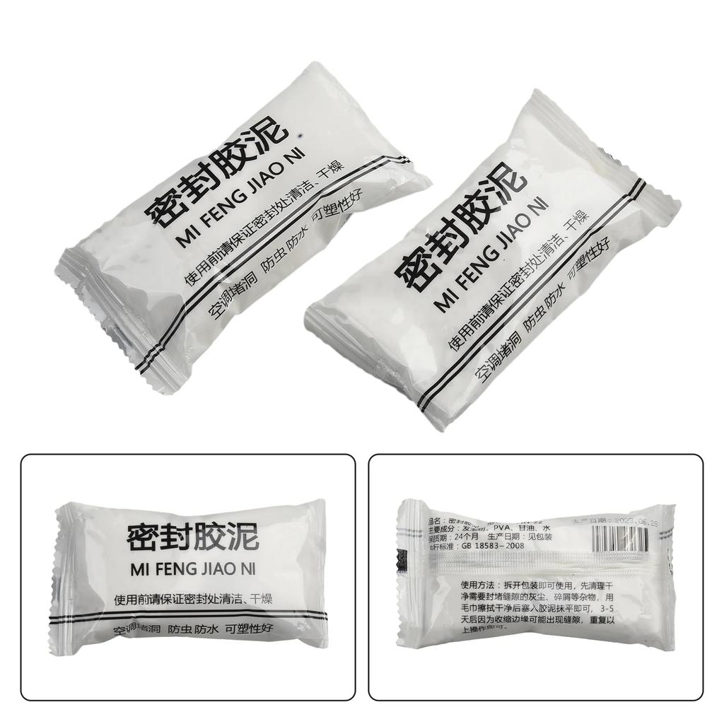 1/4pcs Wall Hole Sealant Waterproof Sealing Solid Glue For Sewer Pipe Wall Hole Repair Pipe Air Conditioning Hole Plugging Glue