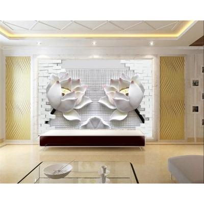 Weiße Blumen 3d Tapeten Moderne Minimalistischen Tapeten Wohnzimmer Schlafzimmer Wand Wandbild Wohnkultur