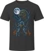 Swamp Creature Howling At the Moon Vintage Halloween Horror Gift T Shirt