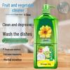 Fruit & Vegetable Wash: Oil & Stain Remover, Dishwashing Cleaner, Practical Size Detergent