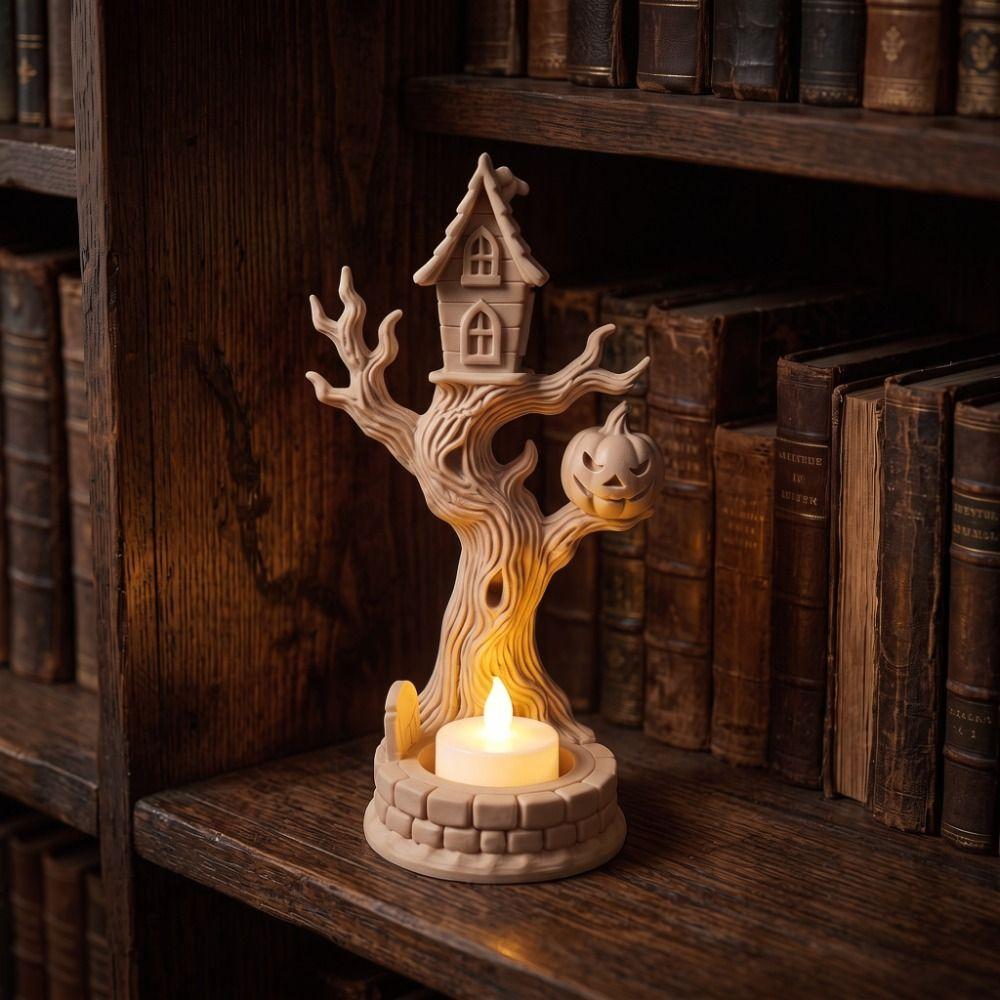 3D Printing Halloween Tree Branch Ornaments Retro Desk Ornaments  Halloween