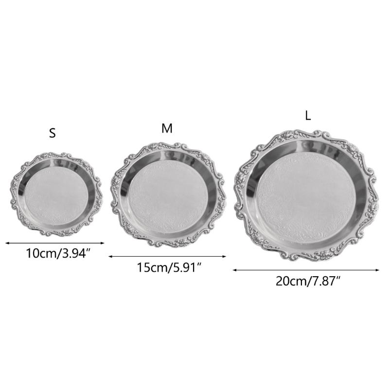 Metalowy Patera na babeczki Taca do serwowania Przechowywania Stojak na przekąski i słodycze