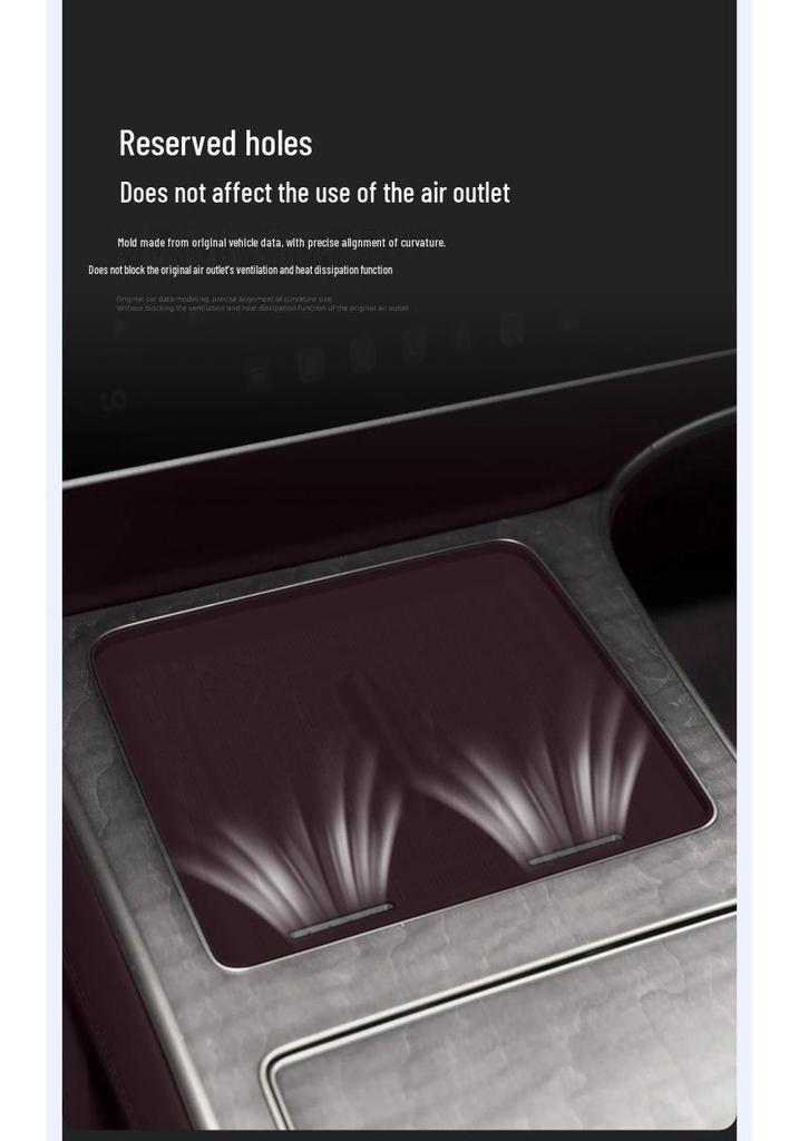 Silicone Anti-slip Pad for NIO ES9 Center Console Wireless Charger – Fits 26 Models