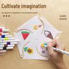 Children's DIY Windmill Painting Kit: Creative Art Materials for Kindergarten Drawing and Craft.