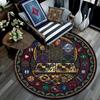 Musical Instruments Harmony Round Area Rug Under Office Chairs Bedroom Living Room Home Decor