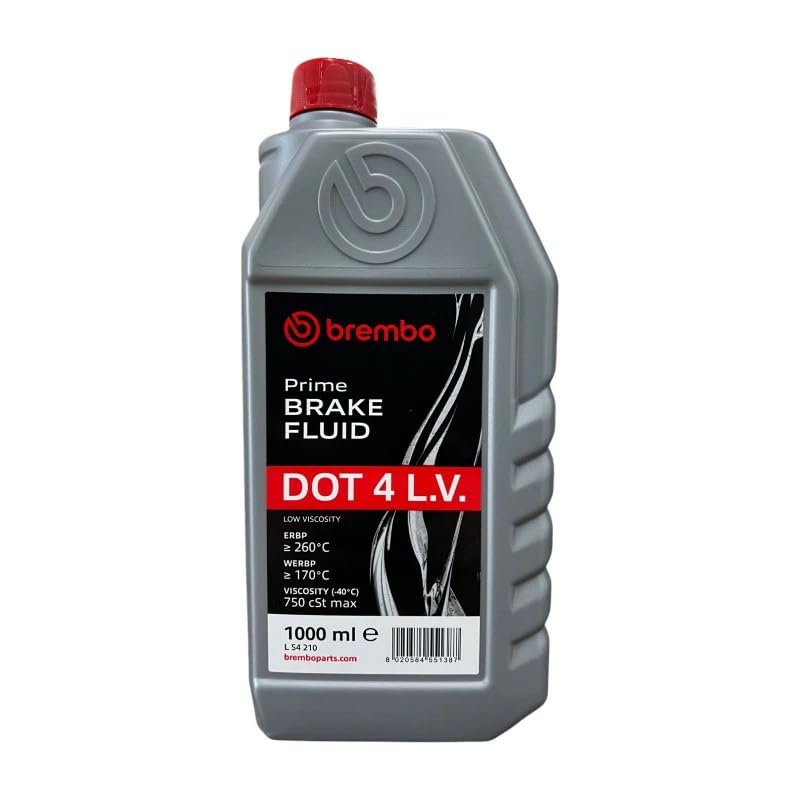 

Brembo DOT4 LV Class 6 Prime Brake Fluid, 1L, L54210 [Parallel Import]