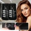 2PCS Fluffy Powder, Black Bottle, No Wash Oil Head Bangs, Oil Free Design, Refreshing And Non Greasy