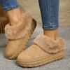 Fashion Plus Size Flat Snow Boots for Women 2025 Winter Soft Thick-Soled Chunky Platform Casual Boots Warm Comfort Non Slip Ankle Boots