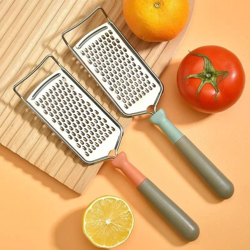 Cheese Grater, Stainless Steel Graters for Kitchen, Premium Cheese Grater with Handle, Cheese Grater Lemon Zester Handheld