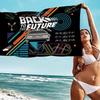 Science Fiction Comedy Back To The Future Microfiber Beach Towel Absorbent Quick Dry Soft Yoga Resort Mountain Climbing Towel