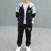 Children's Suits Boys' Spring and Autumn Jackets Cardigan Sweaters Hooded Casual Sports Suits