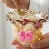 Wide Mouth Glass Bowl Heat-Resistant Yogurt Bowl Cute Ice Cream Cup  Dessert Bar