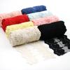 1Meter Cotton Floral Embroidered Mesh Patchwork Lace DIY Apparel Sewing Fabric 12cm Width DIY Garment Curtain Accessories Ribbon