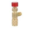Easy To Handle AC Valve Safety Valve Leakage-free Connection Movable Thimble Pure Brass Valve Body Top Swivel Design