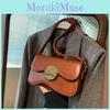 Trendy Urban Style Vintage Crossbody Bag Retro Small Shoulder Bag With Flap Pocket