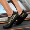 Canyoning Shoes Men's Lightweight, Anti-slip Breathable Outdoor Wading Shoes Men Flat Fashion  Hollowed-out Casual Shoes Men