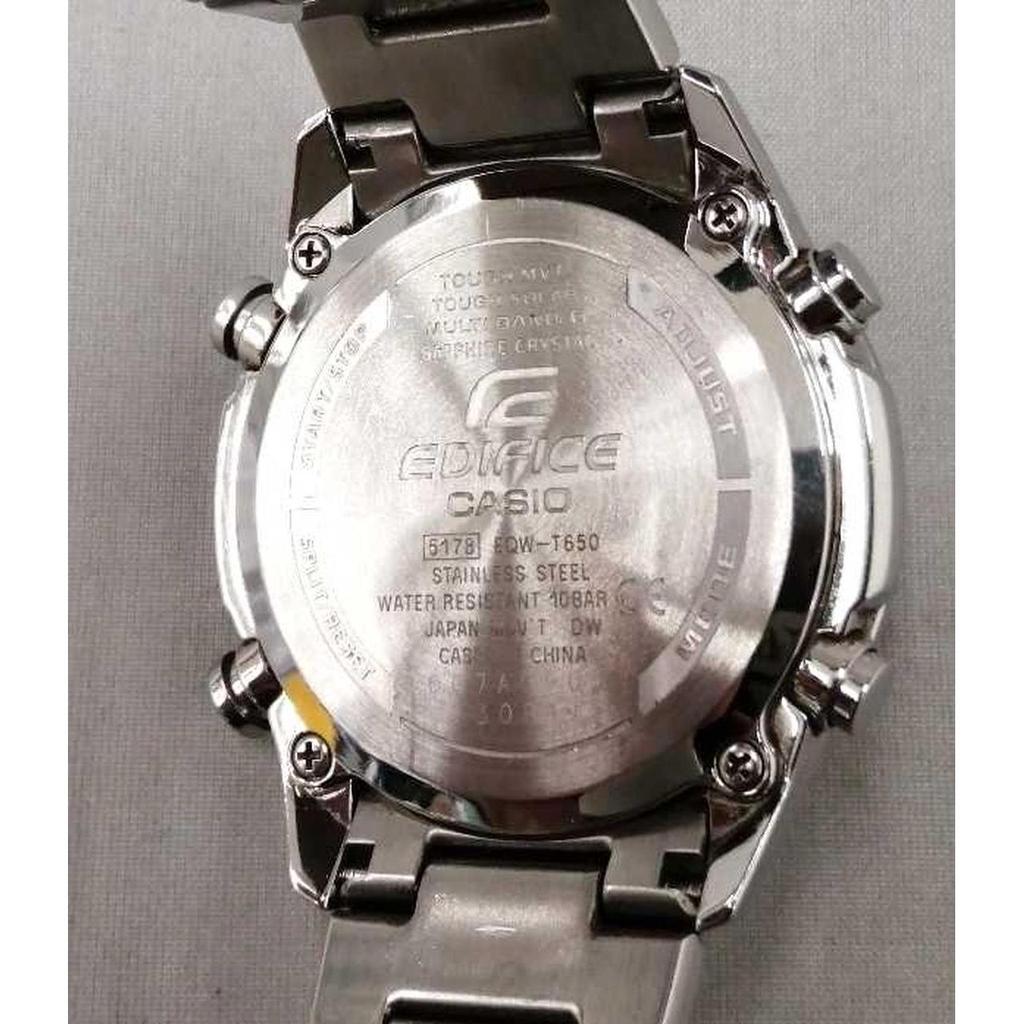 Used CASIO EQW-T650 CASIO EDIFICE Radio-controlled Solar Watch