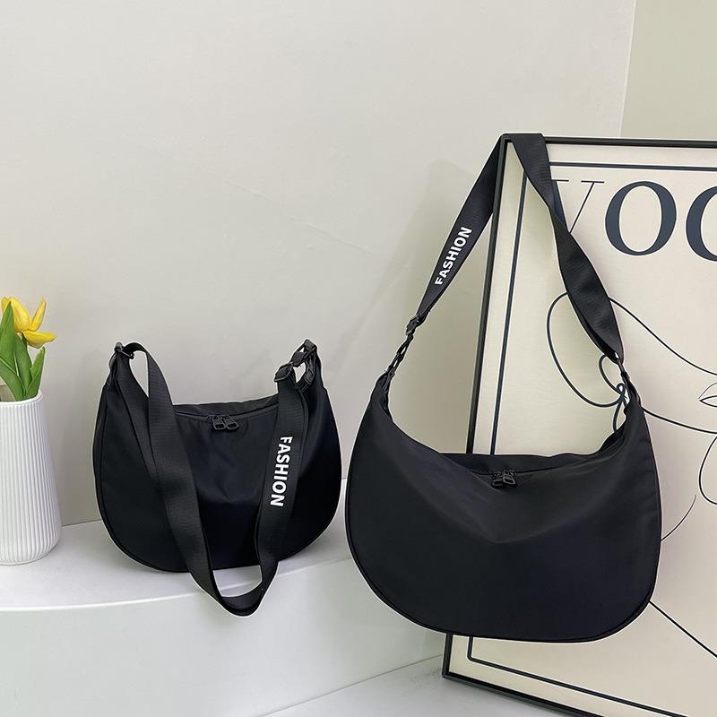 Hochwertige einfarbige vielseitige schräge Span-Tasche Damen große Kapazität Pendler-Umhängetasche einfache Damentasche Freizeit-Sport-Paar-Tasche