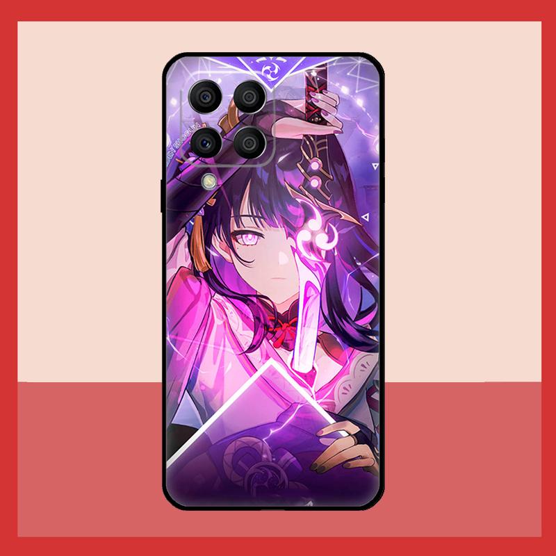 Genshin Impact Raiden Shogun Baal Case For Samsung Galaxy M56 M12 M06 M32 M52 M35 M55 M15 M11 M13 M14 M16 M36 M31 M53 M34 M54