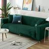 Solid Color Elastic Velvet Sofa Cover for Living Room All Inclusive Stretch 1/2/3/4 Corner L Sofa Slipcovers Cats Funda De Sofá