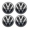 4pcs 56mm 60mm 65mm 70mm 75mm Car Wheel Center Hub Cap Sticker For Volkswagen VW CC GTI Polo Golf Touareg Passat Magotan Tiguan zd7