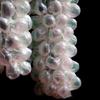 90x20cm Heat Setting Bubble Yarn Fabric Creative Laser Perspective 3D Organza Fabric for DIY Sew Fashion Wedding Dress Clothing