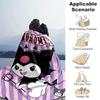 1pc The Cute Devil Kuromi Blanket, Soft Throw for Home Decor, Perfect Gift for Family and Friend, Seasonal Use, Cozy Bedding Cover, Living Room, Trave
