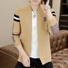 New in autumn and winter, new men's clothing casual and versatile fashion cardigan sweater men's knitted sweater top fashionable