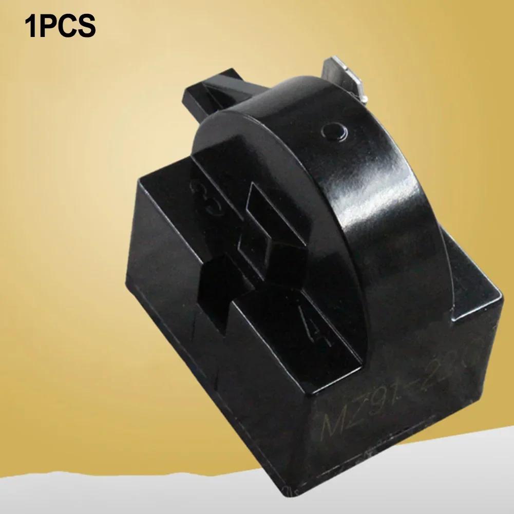 Overload Protector PTC Start Relay 1/3Pins 1PC Black Efficient For Compressor Replacement For Mini Fridge 2025