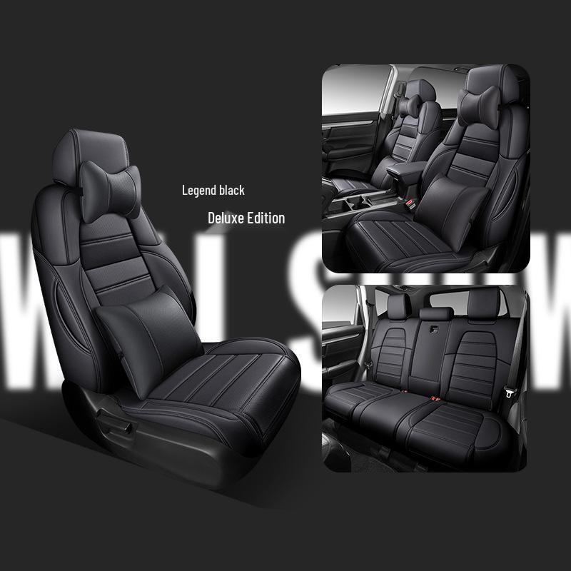 Custom Leather Seat Cover for Honda CRV, XRV, Vezel, Breeze, Integra - Full Wrap Design