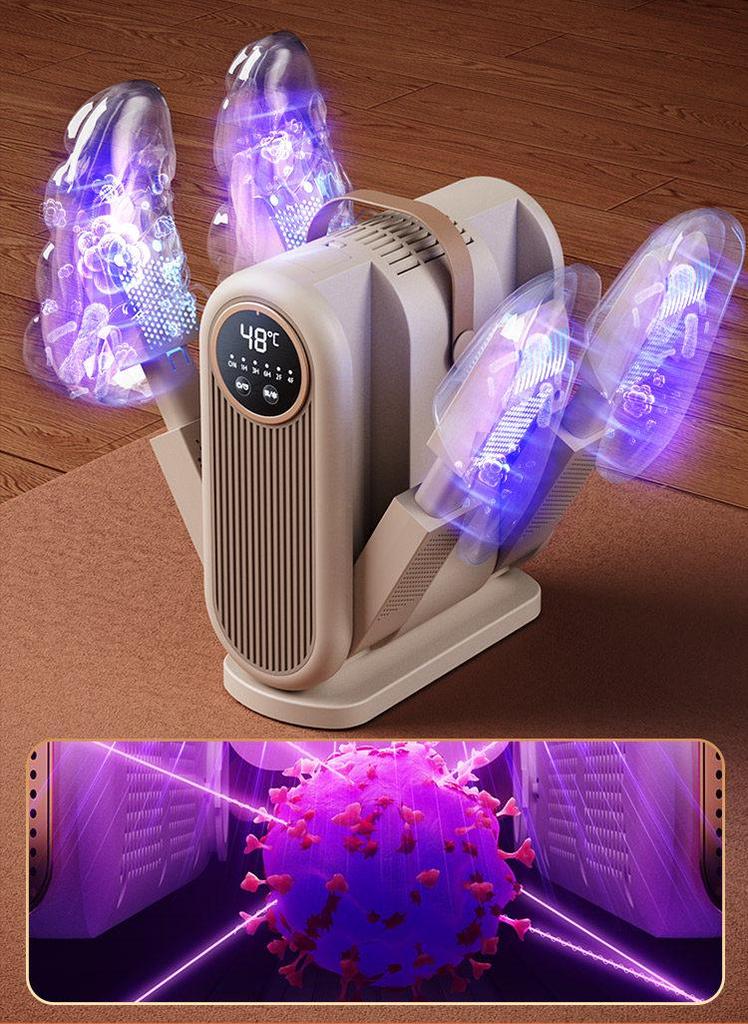 New Portable Smart Shoe Dryer – Quick Dry, Foldable, Constant Temperature for Students and Home Use