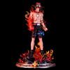 One Piece Fantasy Fireball Ace anime figures Can be Favorite Two heads PVC Platform glowing Dominant 16.14Inch/41cm toys Gifts
