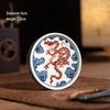 Retro Ceramic Kung Fu Tea Coaster & Lid Rest