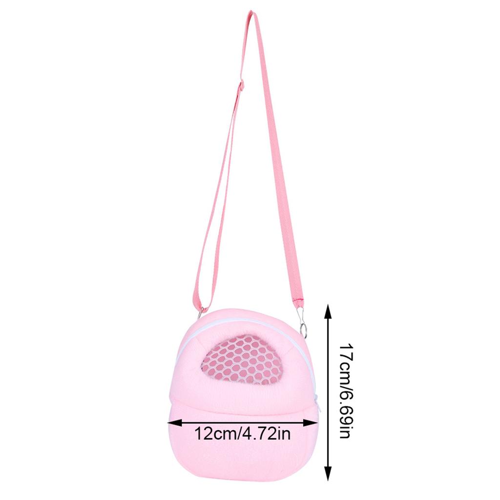 Rat Carrier Hamster Hedgehog Ferret Sleep Traveling Bag Pocket Pink