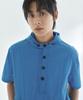 ECORR Nylon Hooded Short Sleeve Pullover_Blue