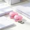 Cartoon mini stapler set, portable small office stapler, stationery supplies, back-to-school season, holiday gift
