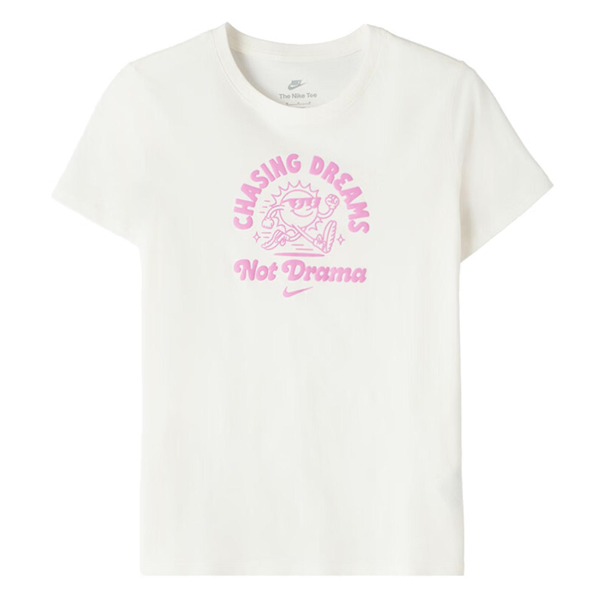 

Nike Running T Shirts Women s White Moderate IV3243-133 XS