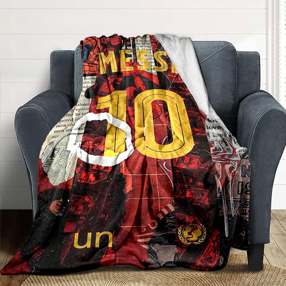 World Cup Celebration printed flannel breathable and warm blanket, a stylish home gift, suitable for home, office and bedspread use. 0713a36