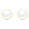 European American Exaggerated Big Pearl Stud Earrings For Women Light Luxury High-end Personality Versatile Fashion Jewelry Gift
