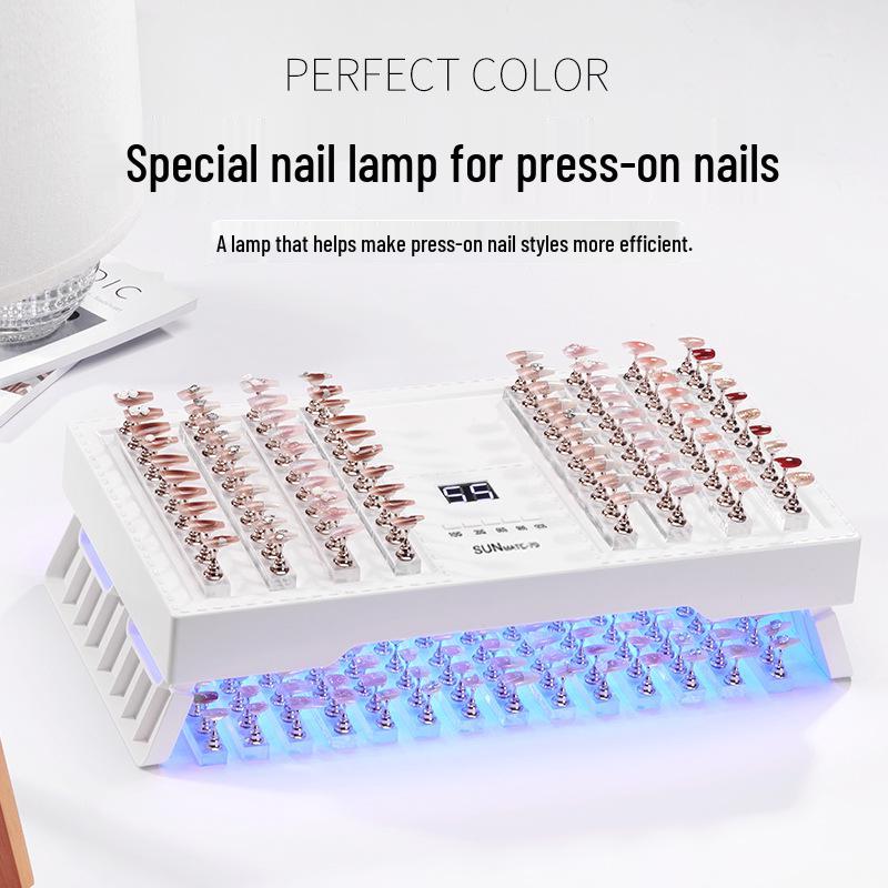 Wearable UV Nail Lamp for Two Hands – High Power Nail Art Phototherapy Lamp with Large Space