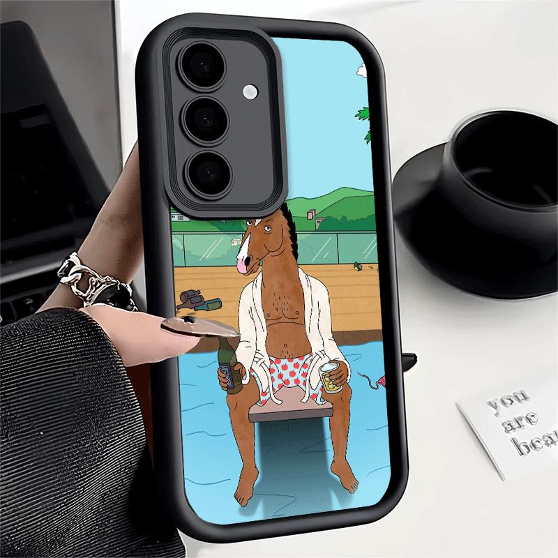 Phone Case for Samsung Galaxy A17 A16 A15 A14 A13 B-BoJack H-Horseman Funny A56 A36 A26 A55 A35 A25 A54 A34 A24 A53 A33 A23 A07