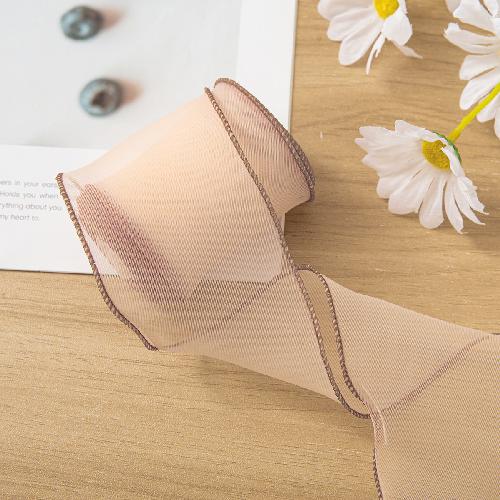 Yards Fishtail Organza Ribbon Crafts Bow Polyester Silk Satin Ribbons 4cm Shiny Silk Ribbons for Decorating Weddings