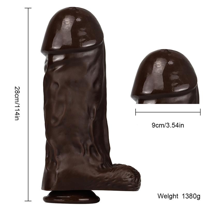 Female Masturbator Super Thick Simulation Dildo Big Stallion Fisting Butt Plug Adult Products