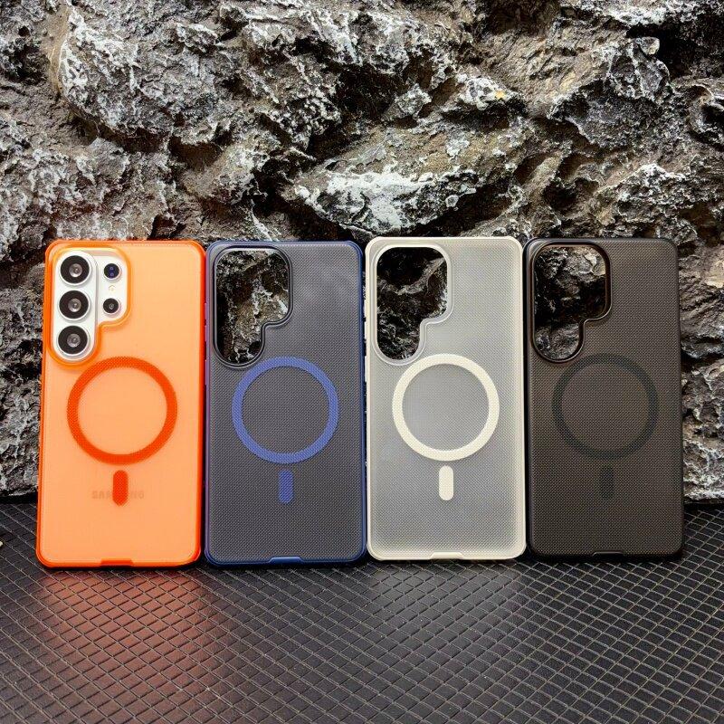 Applicable to Samsung S26ultra mobile phone case Singularity magnetic suction Xiaomi 17 Huawei mate80 new particle anti-drop