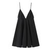 Kaslead New Arrival Women's Clothing Fashion Style Minimalist V Neck Sleeveless Strap Short Version Dress 2563002