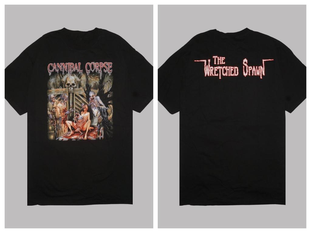 Cannibal Corpse Short-sleeved Printed Crew Neck Retro Cotton T-shirt Summer Breathable Hip Pop T-shirt Top Y2K Hip Pop Unisex