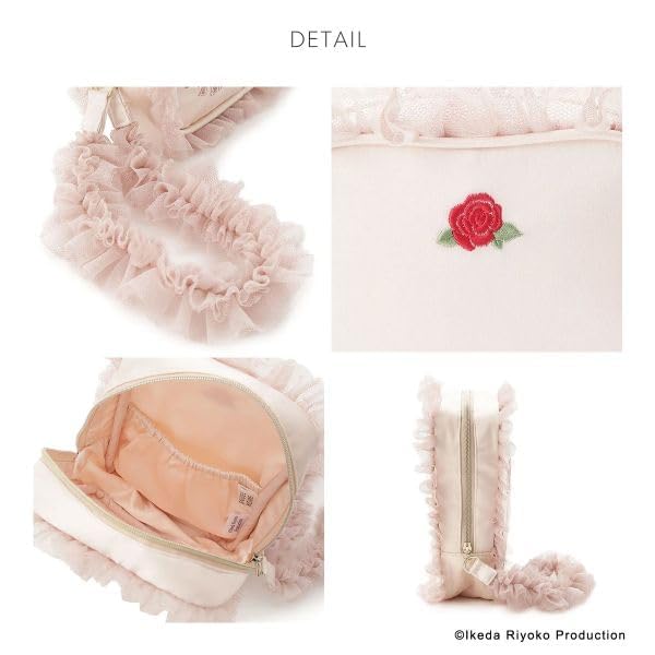 SNIDEL HOME of Frill pouch [Rose Versailles] (LPI-light pink, Free)