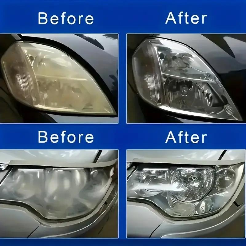 Headlight Restoration Fluid Automotive Headlight Oxidation Yellowing Scratches Blurring Enhancement