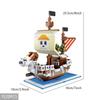 Ocean Pirate Ship Plastic 3D Model Building Blocks for Adults Boys Micro Mini Bricks Toys Kits Assemble Sailboat Wars
